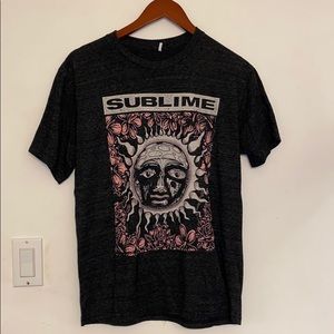Sublime Pink and Gray Band Tee